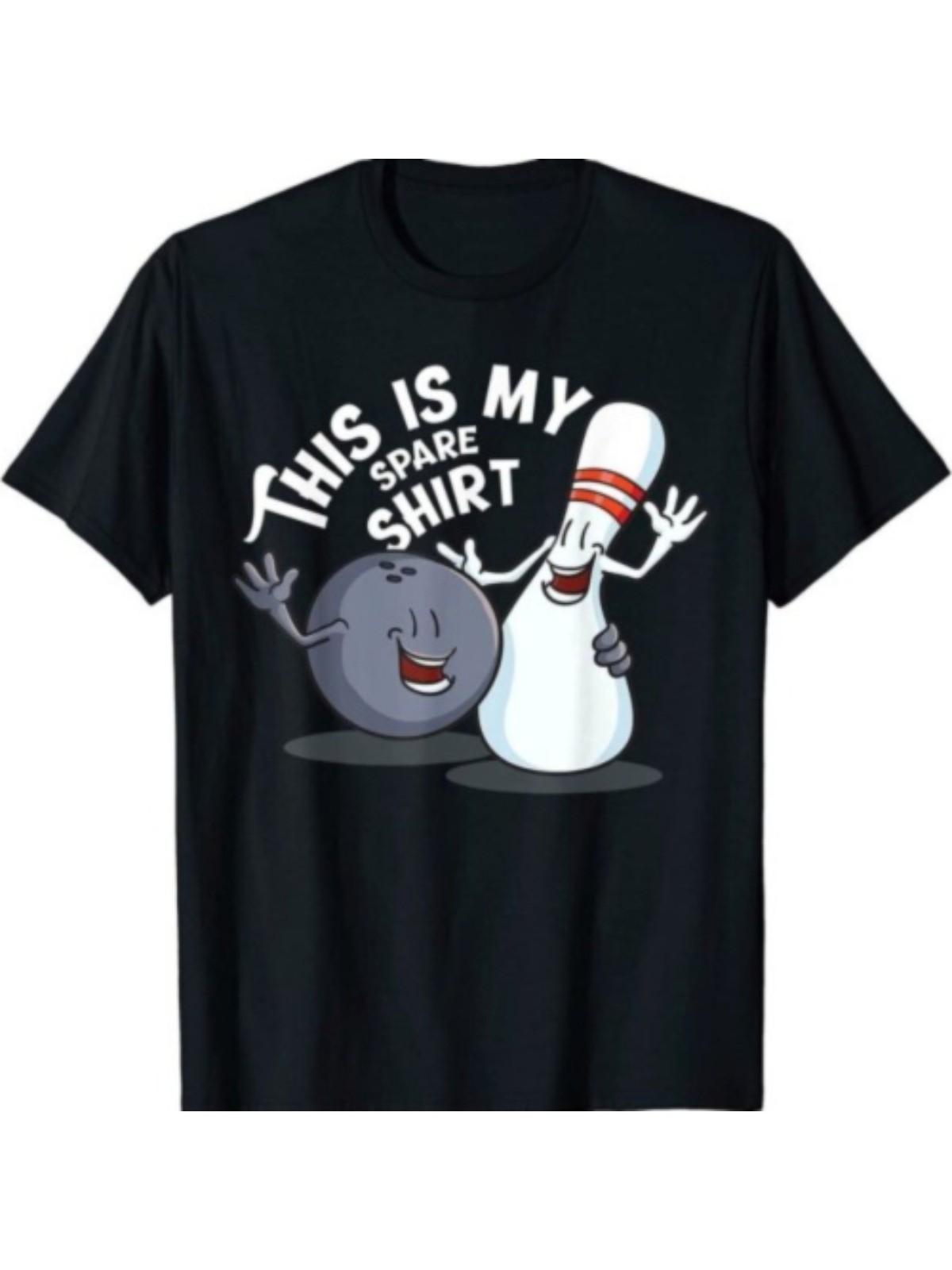 [Funny Bowling T-Shirt] Funny This Is My Spare Bowling Game Gift T-Shirt - S разноцветный