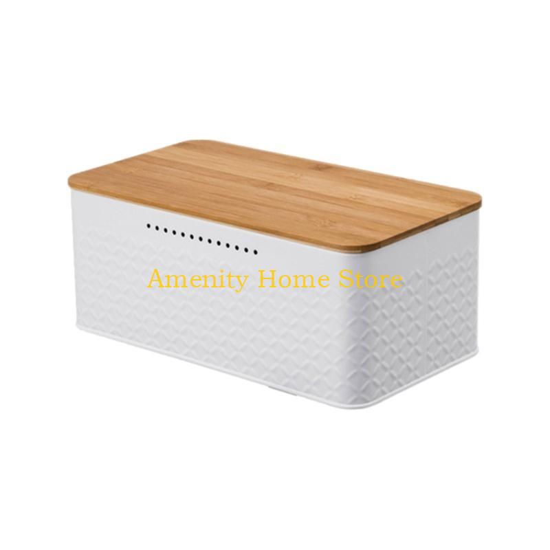F26C Bread Storage Box Metal Bread Cases Bread Loaf Storage Container