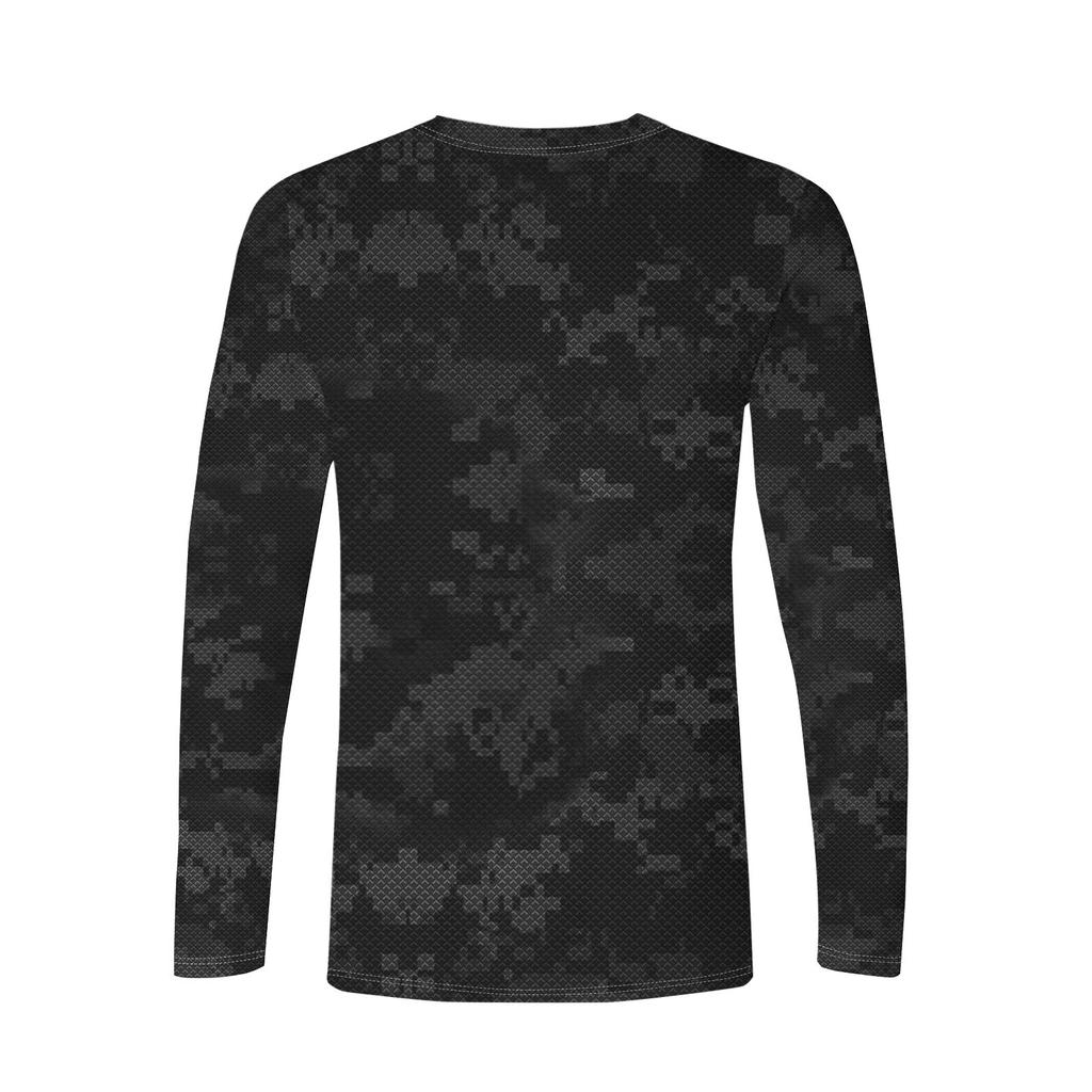 Herren T-Shirt O-Ausschnitt Kleidung Bekleidung Outdoor Langarm Print Mode Designer Vintage
