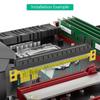 PCIE x16 PCIE Riser-Karte Vielseitige Grafikkarte-Erweiterung GPU-Riser PC-Gehäuse-Konfiguration