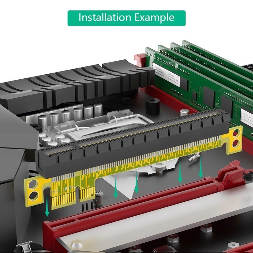 PCIE x16 PCIE Riser-Karte Vielseitige Grafikkarte-Erweiterung GPU-Riser PC-Gehäuse-Konfiguration