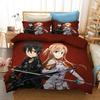 Sword Art Online Bedding Set 3d Duvet Cover Sets Bed Linen Twin Queen King Single Size Home Decor Fashion Kids Anime No Filler