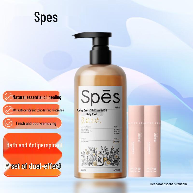 Гель для душа со специями Spes 500ml + 2x20ml Roll-on Antiperspirant