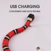 Smart Sensing Snake Toys, Electric Snake Toy, USB Charging Rechargeable Fake Snake Toys Christmas Tricky Prank Props for Kids Pet Play Toy