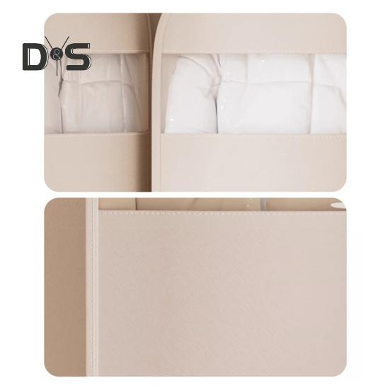 1/3Pcs Hanging Garment Bags with Self Compression Zipper Large Capacity Dustproof Space Saving Garment Clothes Bags