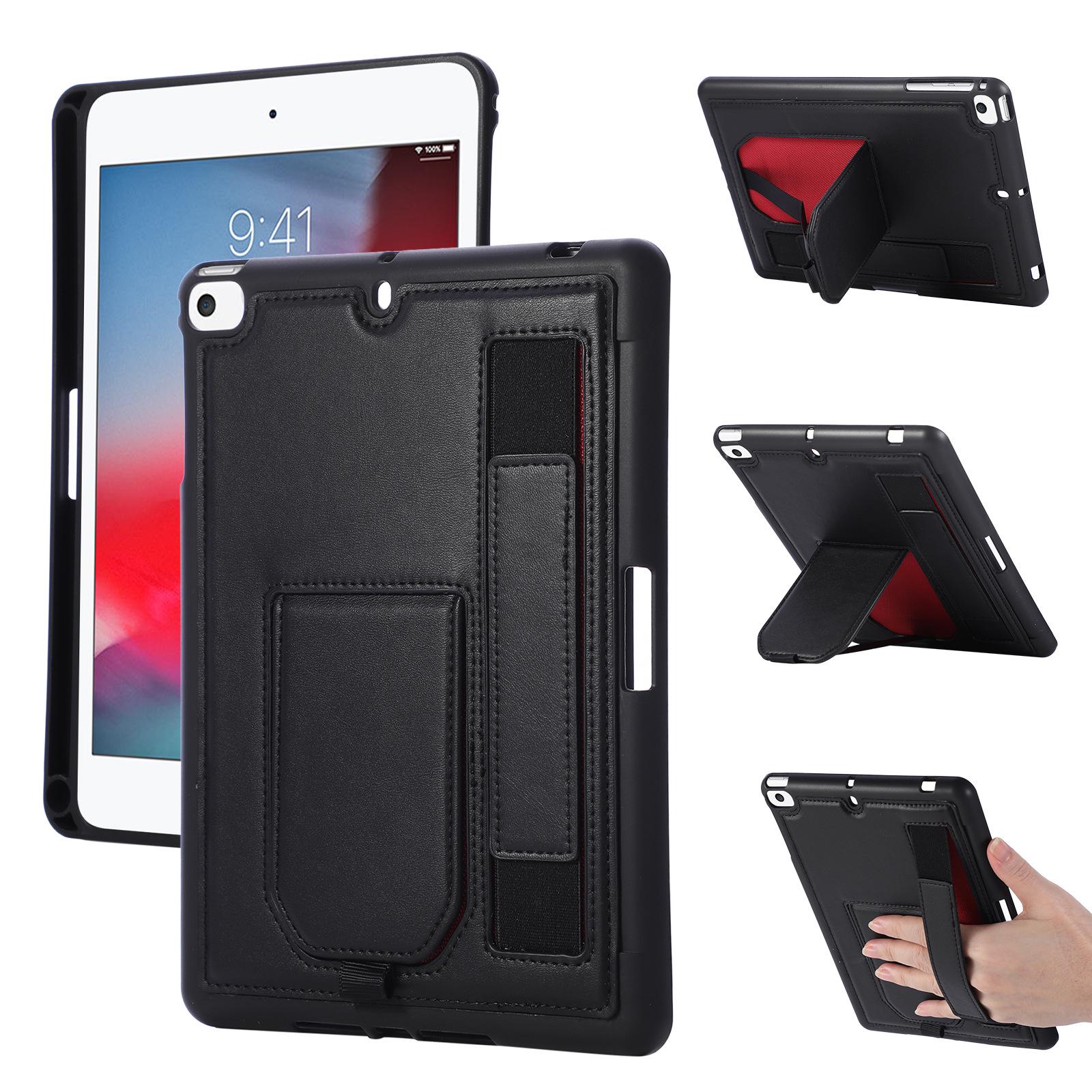 

Leather Case with Multi-Angle Stand for Apple iPad 9.7-inch Air 12 Tablet чёрный