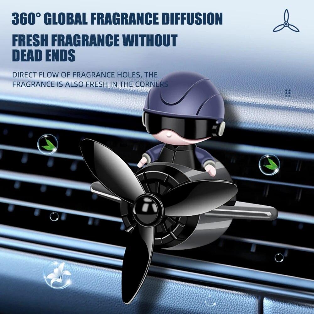 1pcs Astronaut Air Outlet Style Car Interior Decoration Supplies Cartoon Creative Fragrance Lasting Fragrance Car Aromatherapy