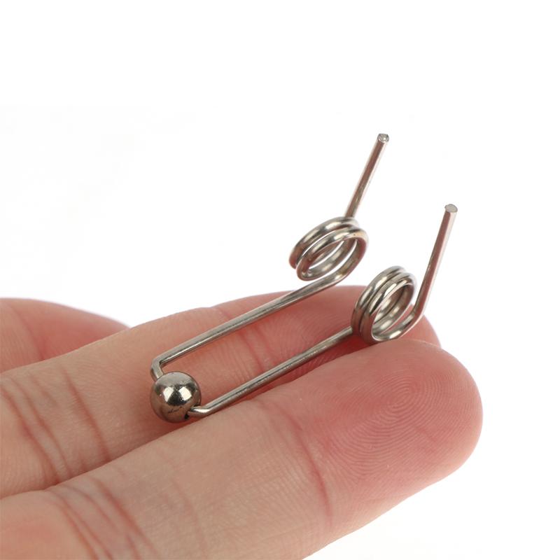 2Pcs Wire Diameter 1.2Mm Curling Iron Replacement Double Return Torsion Spring