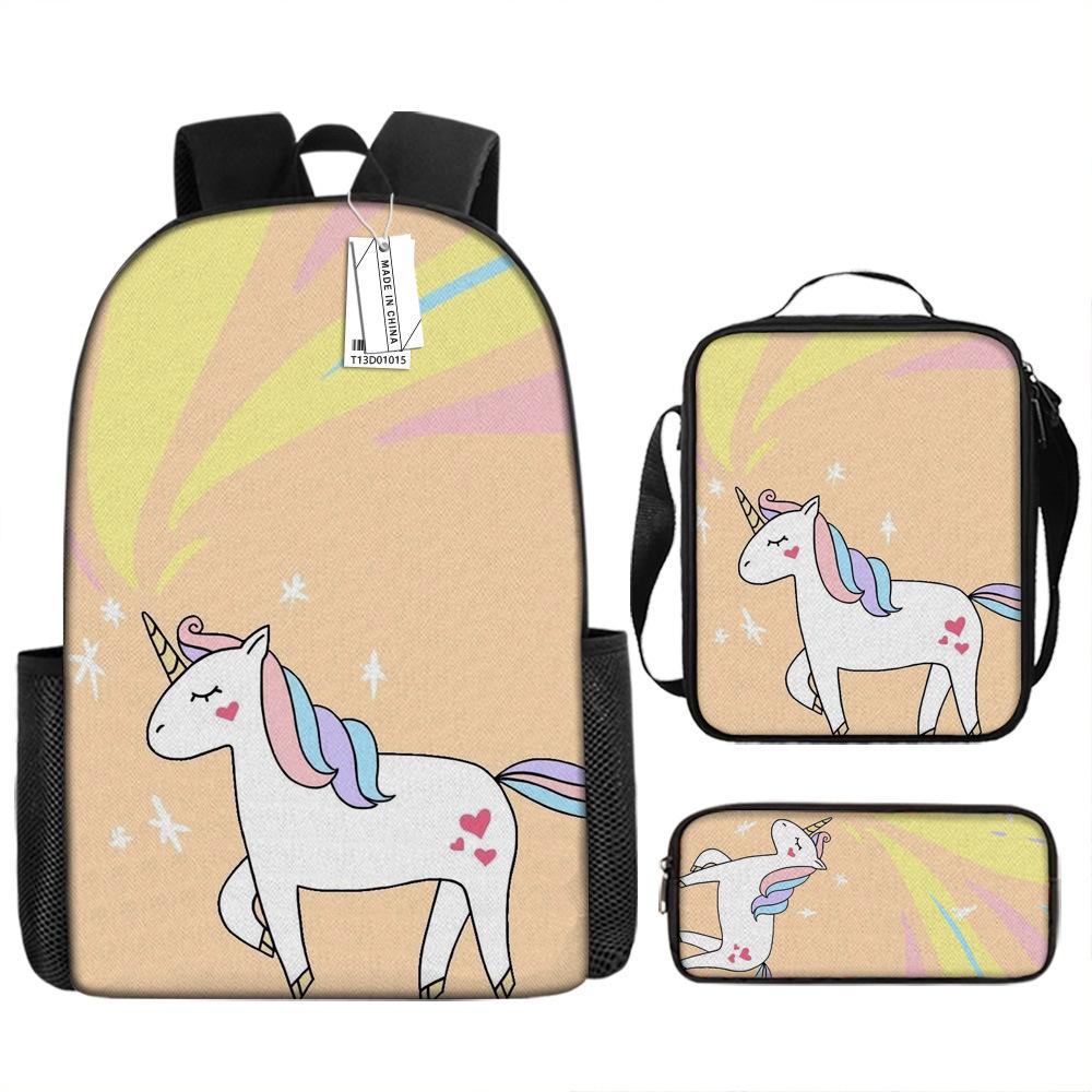 Kindergarten children's school bag unicorn primary school bag small class large class boys and girls reduce the burden of backpack