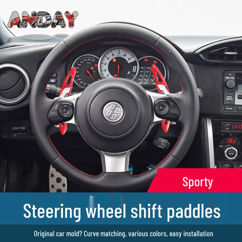 Carbon Fiber Shift Paddles for Subaru Forester, BRZ, Legacy, and WRX Steering Wheel