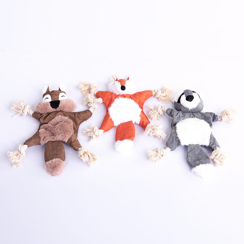 Hot Selling Durable Pet Toys Plush Squeaky Dog Toys Dog Toys Chew