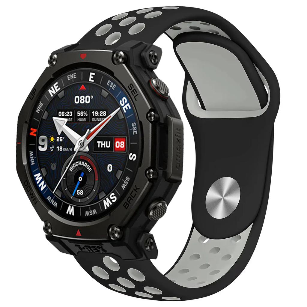 Cinturino in Silicone da 20mm 22mm per Amazfit T-Rex3 Pro 48mm 44mm Helio Balance 2 1 Braccialetto Amazfit Active 2 Bip 6 5 GTR 4 3
