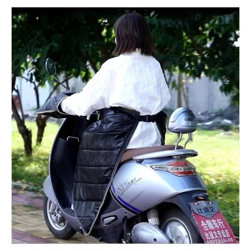 Winter-Motorradschürze, wasserdichte Knieschoner, warme Decke, winddichte Steppdecke und samtverdickter winddichter Rock, warme Knieabdeckung