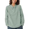 Women's Casual Striped Shirt Long Sleeve Button Front Blouse Collared Top for Everyday Wear and Office Use
