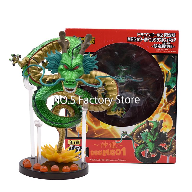 Anime Dragon Ball Z Shenlong Pvc Figures Shenron Porunga And 7 Stars Crystal Ball Dragonball Balls Figurine Collection Model Toy