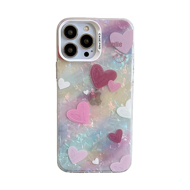 

Чехол Sweet Cool Girl Shining Shell Love Heart для Iphone 13 14 11 12 Pro Max 14promax, противоударный чехол для телефона