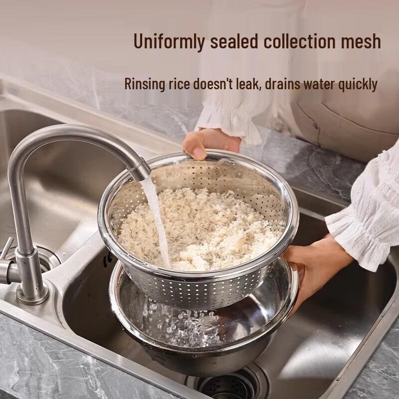 Stainless Steel Draining Basket