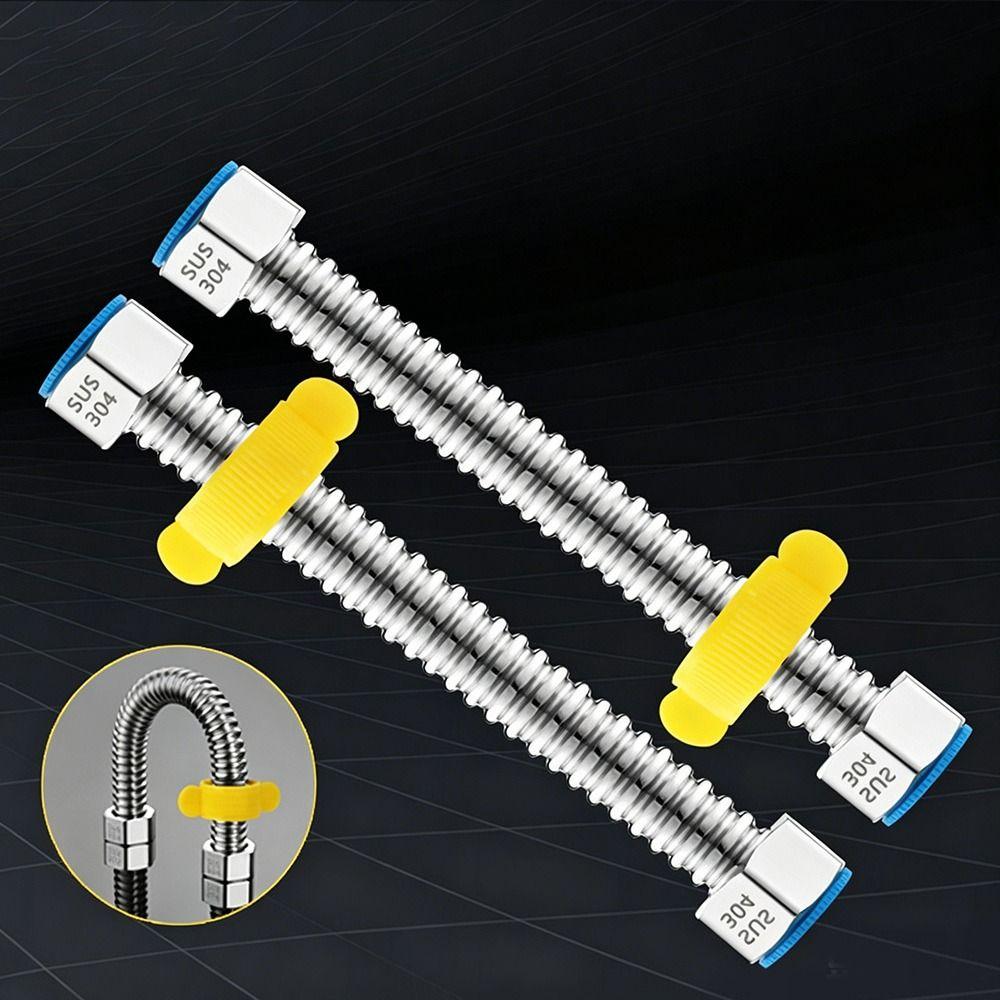 Corrugated Plumbing Hose with Wrench Faucet Connector Hose Water Purification System
