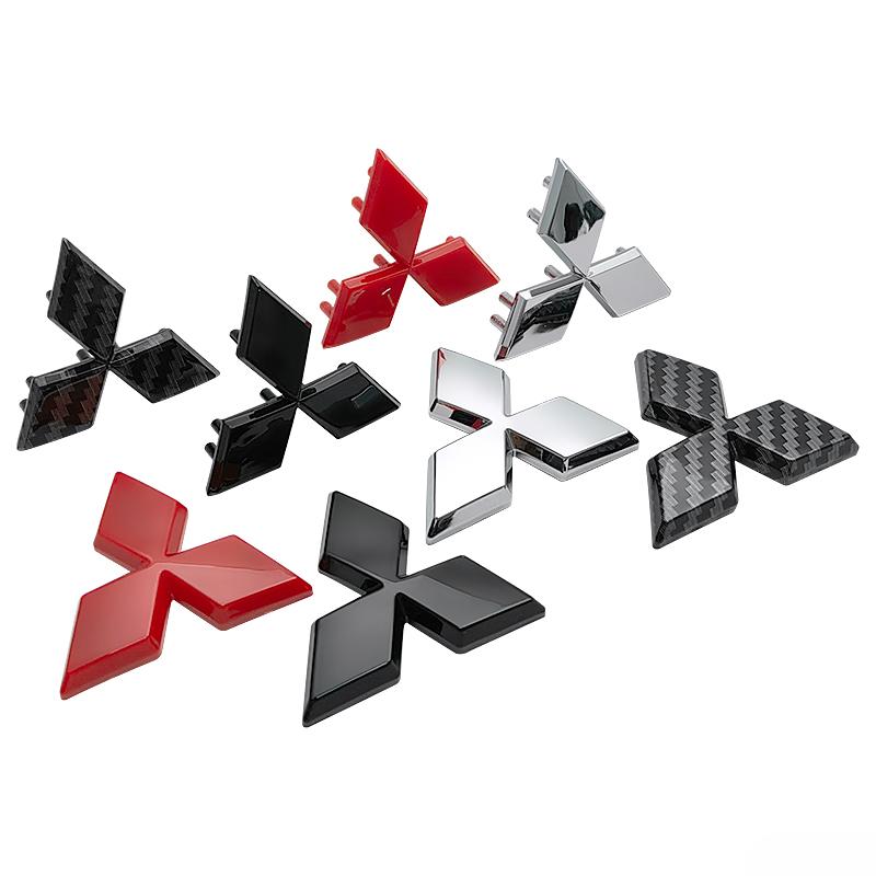 ABS für Mitsubishi Auto Logo Lenkrad Überlager Aufkleber Schnalle Emblem Lancer Outlander Pajero ASX Eclipse Cross Ralliart