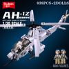 482 Teile Air Force AH1Z Flugzeug Hubschrauber Bausteine Militärische Kriegsserie Modellsteine Mit Figuren DIY Spielzeug Für Kinder