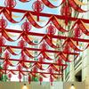 Rustic Wedding Decor: Bunting Flags, Ribbons, Streamers, Lanterns & Floral Arrangements
