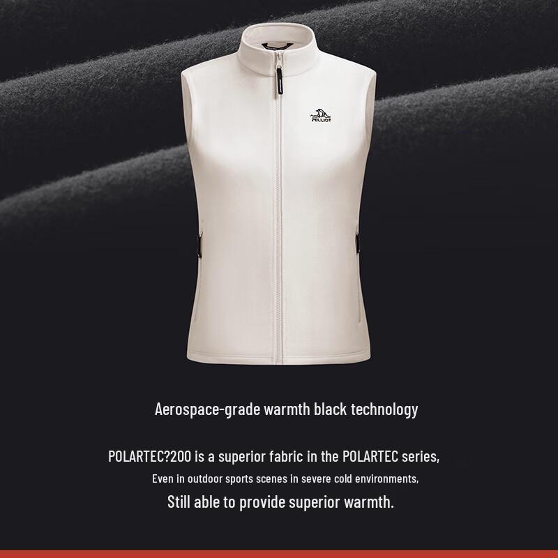 PELLIOT Men's Outdoor Hooded Fleece Vest