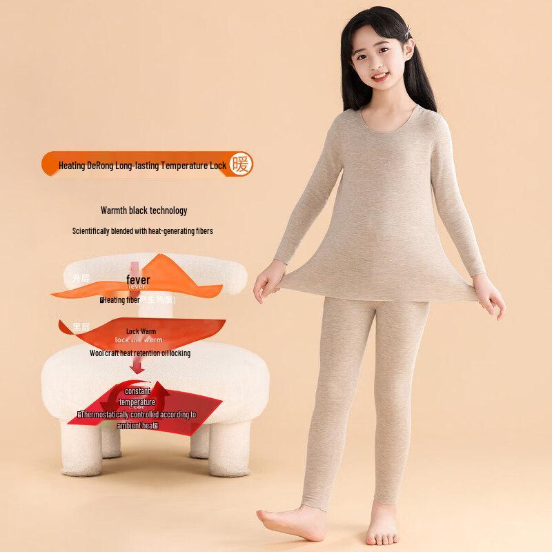 moonkids Children's Thermal Underwear Set - Fleece Lined Deron