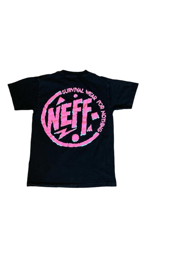 Vintage Neff Shirt Size Small Double Sided Black & Pink