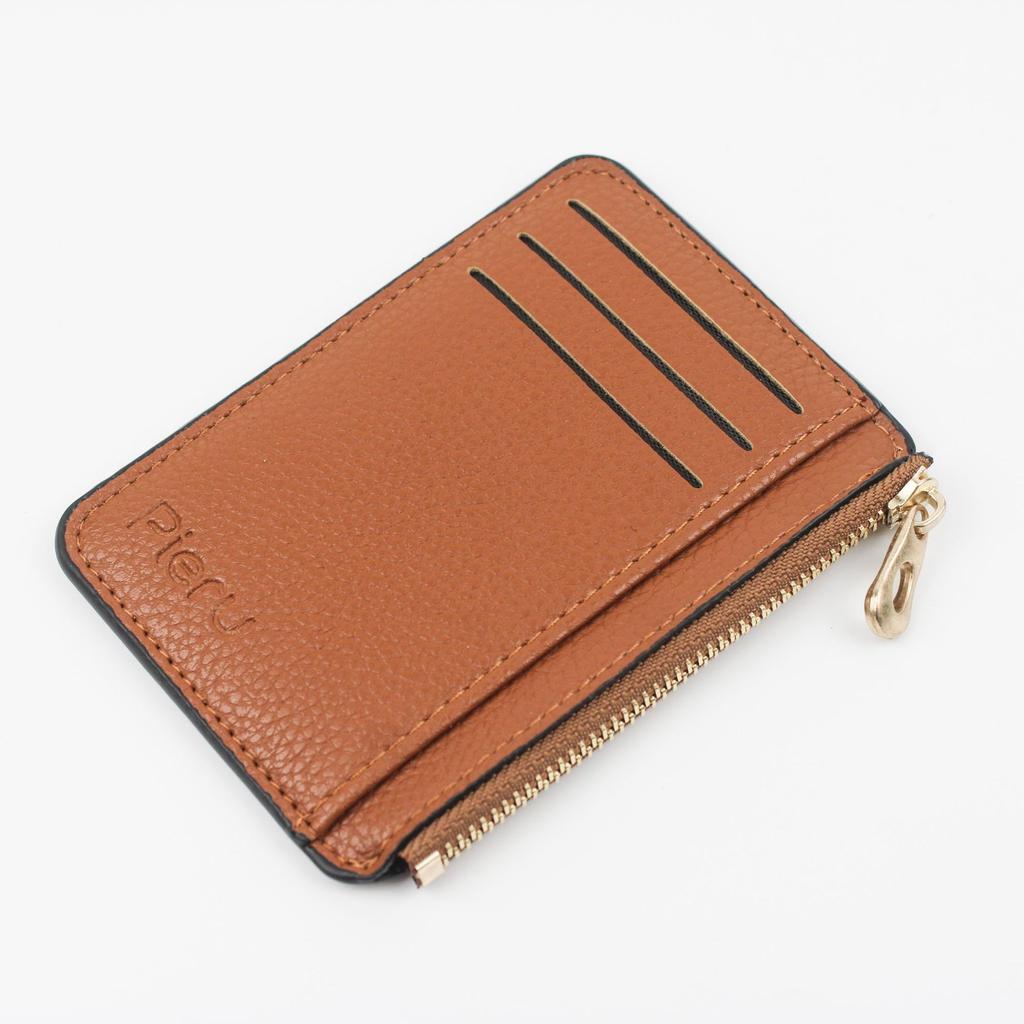 Zipper Card Bag Large Capacity Ultra-thin Simple Multi-card Change Bag