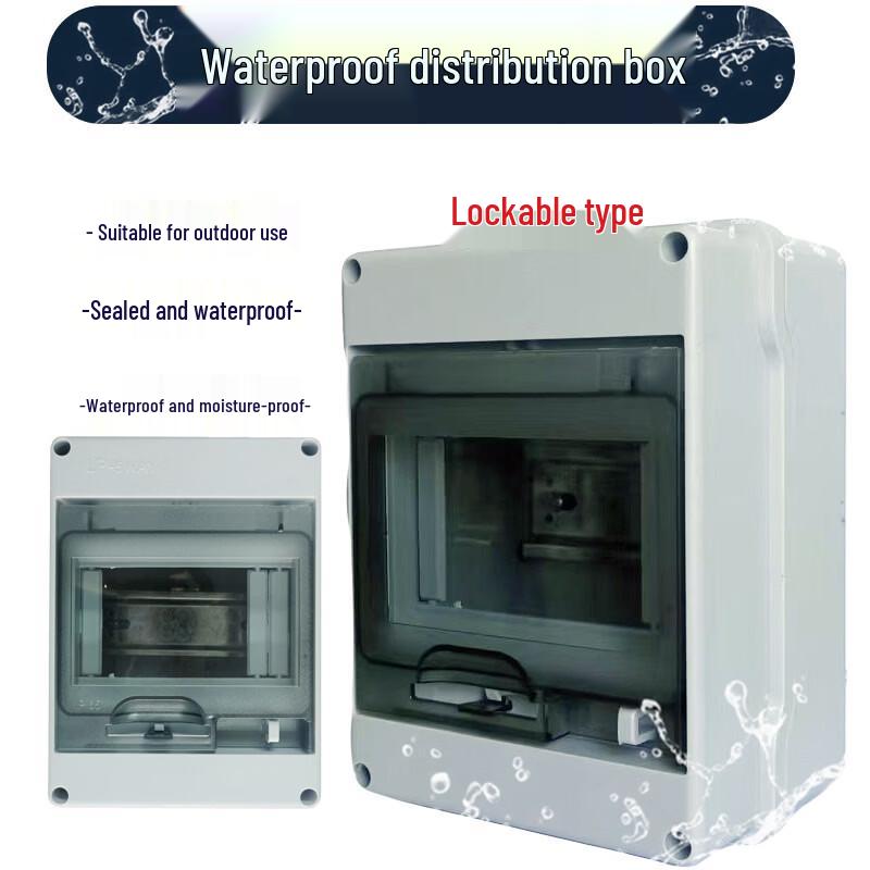 DLUNK Waterproof Distribution Box with Leakage Protector