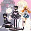 3pcs Kitagawa Marin Black Maid Outfit Action Figure My Dress-Up Darling Anime Collectible Model Toy Shizuku Kuroe