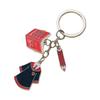 Graduation Themed Key Ring Bachelor Uniform Keychain Metal Keyring for Backpack and Purse Decoration Student Gift