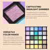 Midnight Galaxy 45-Color Matte & Glitter Eyeshadow Palette, Colorful and Bright Eye Shadow Palette with Smooth-Blend Pressed Shimmer for Daily and Sta