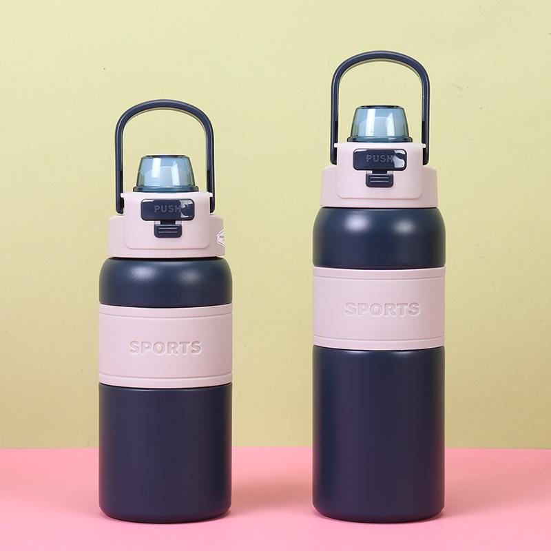 New Best-selling Stainless Steel Insulated Cup Large-capacity Portable Hand-held Sports Water Cup Available in Multiple Colors