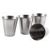 30/35/70/170ml Practical Stainless Steel Cups Shots Set Mini Glasses For Whisky Wine With Case Portable Drinkware Set Outdoor