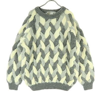 Beauty Products Seven Islands Country Long Sleeve Knit F Gray Men's Used