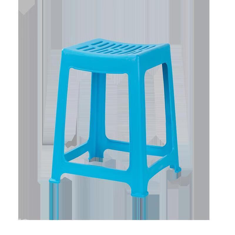 Chahua Square Striped Anti-slip Plastic Stool
