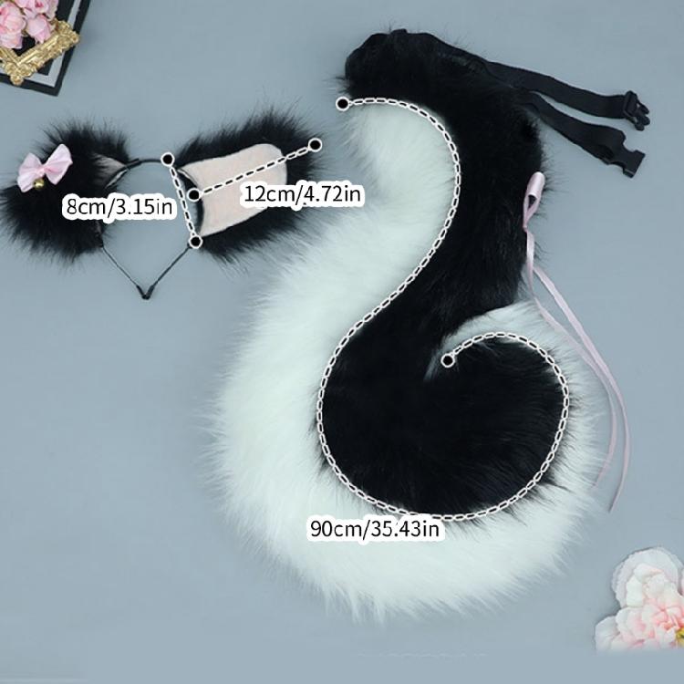 Dog Foxes Wolf Animal Cosplays Costume Ears Headbands Tail Dog Ears Headbands Tail