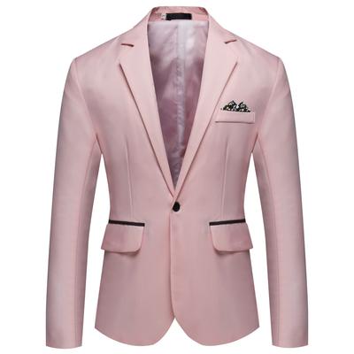 Suit Fashion Solid Color Men's Suit Large Size Business Suit Men's