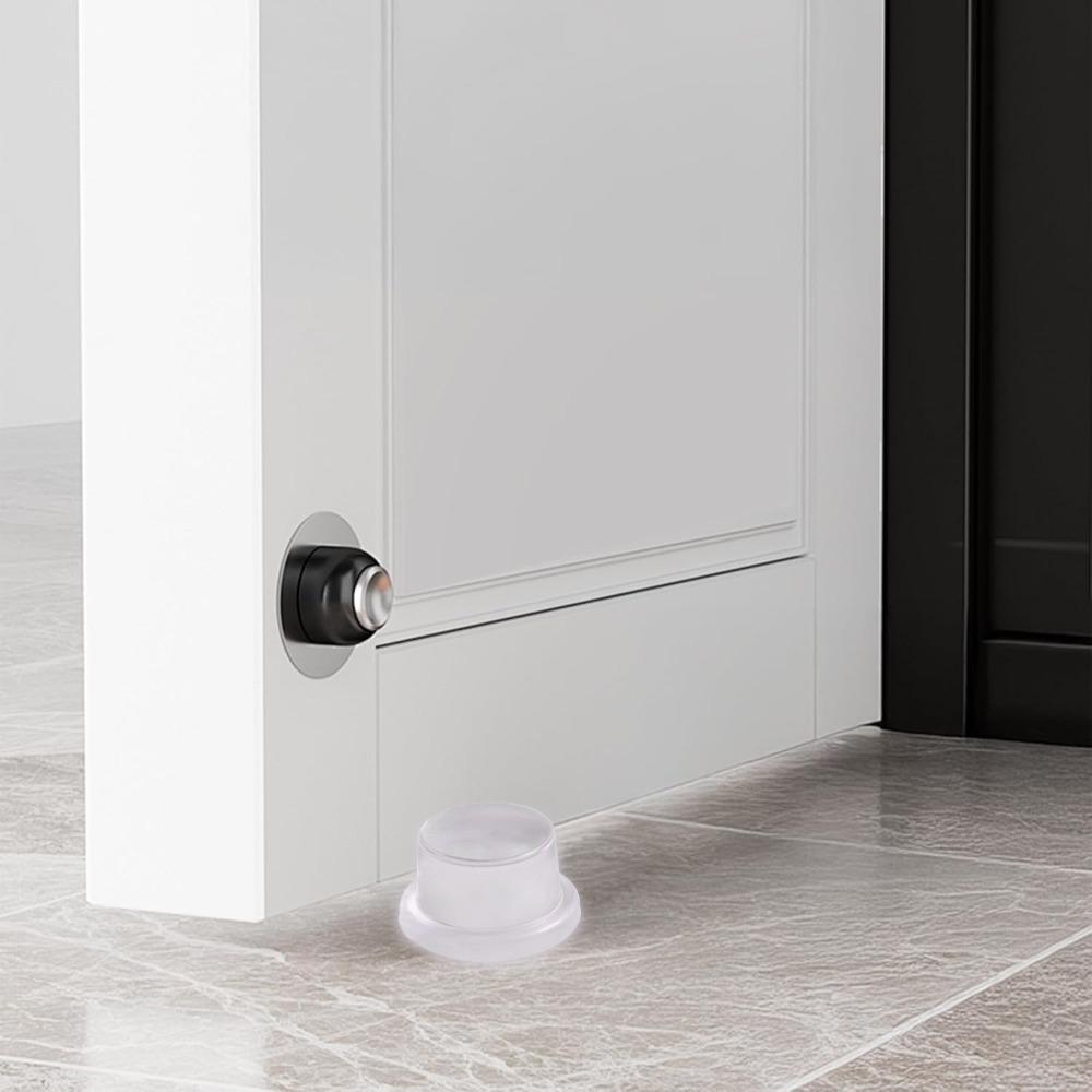 Door Stopper Silicone Handle Bumpers Self Adhesive Mute Anti-Shock Protection Porte Pad Home Improvement Wall Protector Pad