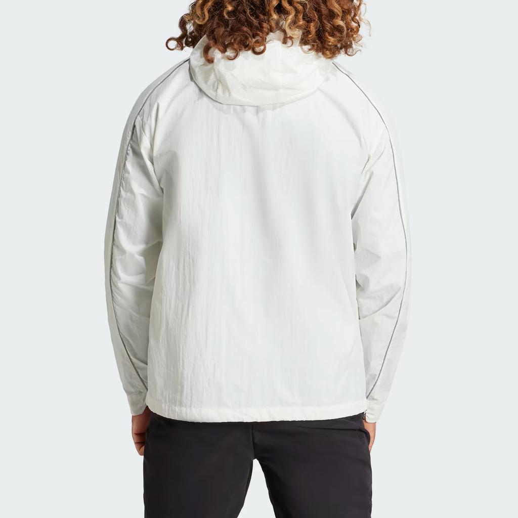 adidas Multi UPF Wind.RDY Jacket Outdoor Windproof Sports Zip Hooded Jacket Men Jackets White JG5709