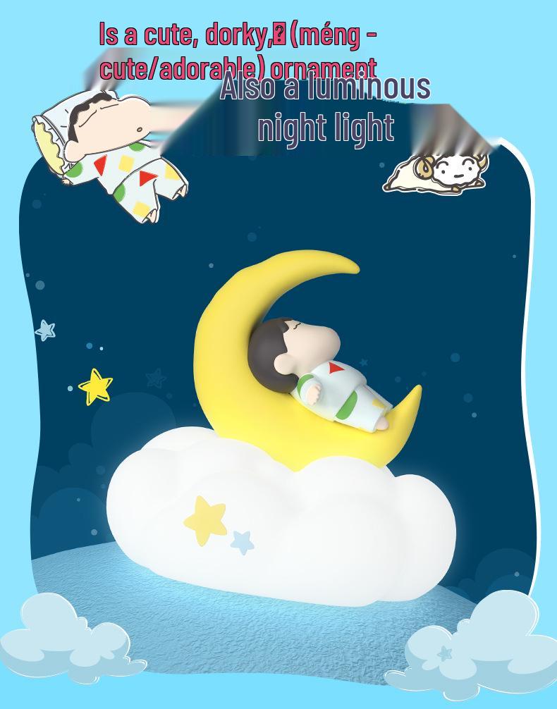 Crayon Shin-chan Good Night Series Bedside Night Light Ornament - Creative Sleep Companion Gift