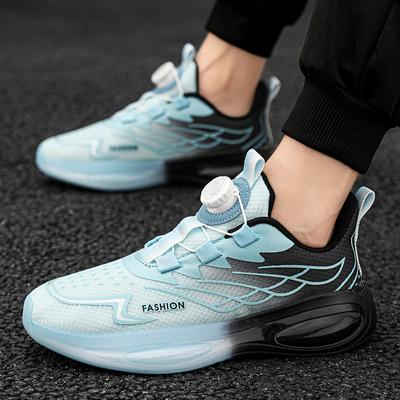 Fashion Men's Running Shoes Full Palm Carbon Plate Fashion Sport Shoes Marathon Racing Shock-absorbing Lightweight Sneaker Mesh Sneakers