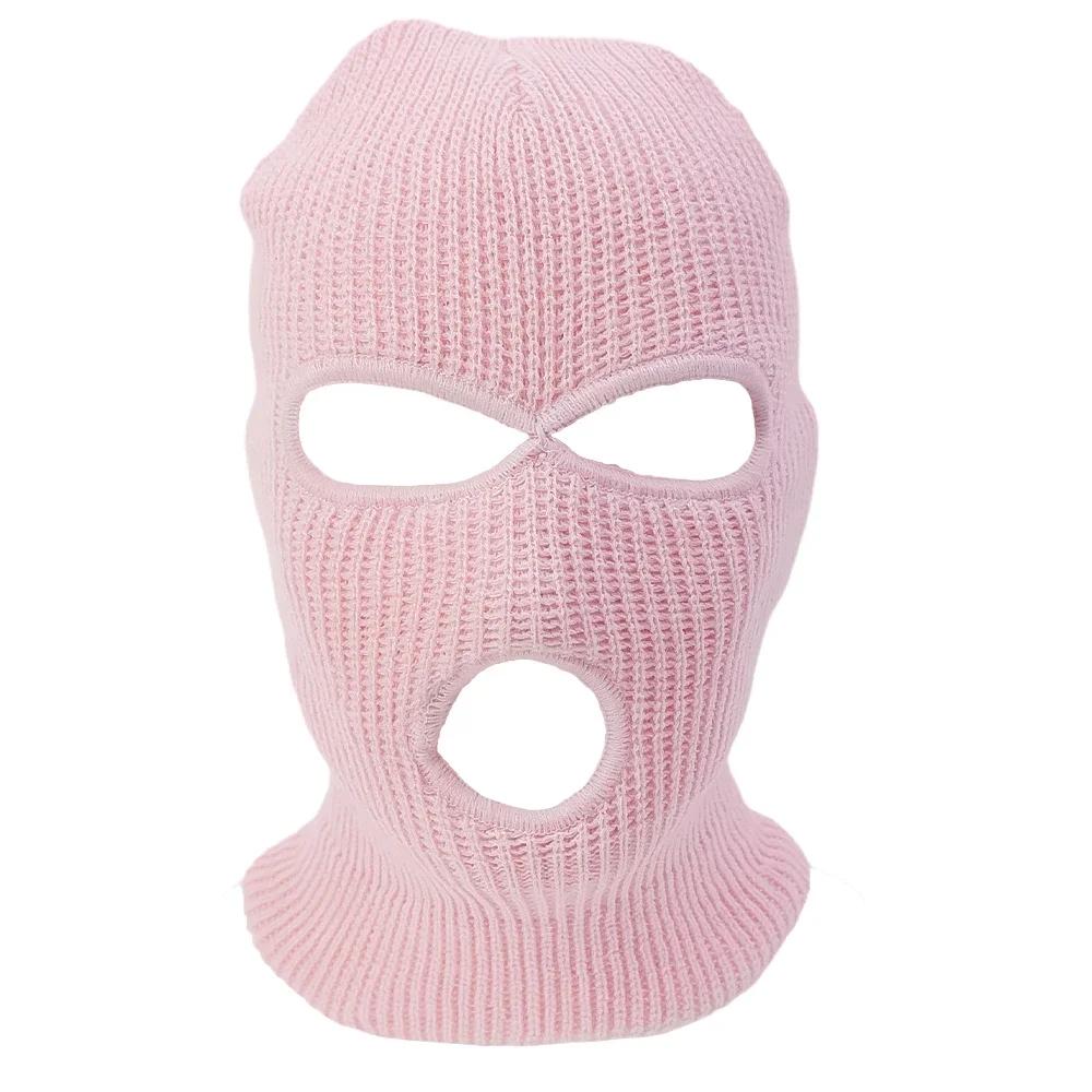 Balaclava Three Hole Headrest Cover Universal Car Seat Decoration Hat Halloween Christmas Funny Car Pranks Gifts Windproof Hood