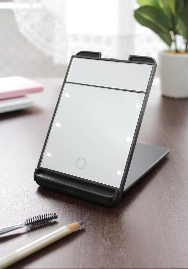 Kompakter Aufhellspiegel mit 3-facher Touch-Mini-Vergrößerung, YLD-1600,