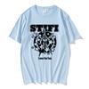 CARESS YOUR SOUL RINGER TEE Rock Band Sticky Fingers STI FI Tshirts Short Sleeve Cotton Male T-shirt Graphic Print T Shirt Mens