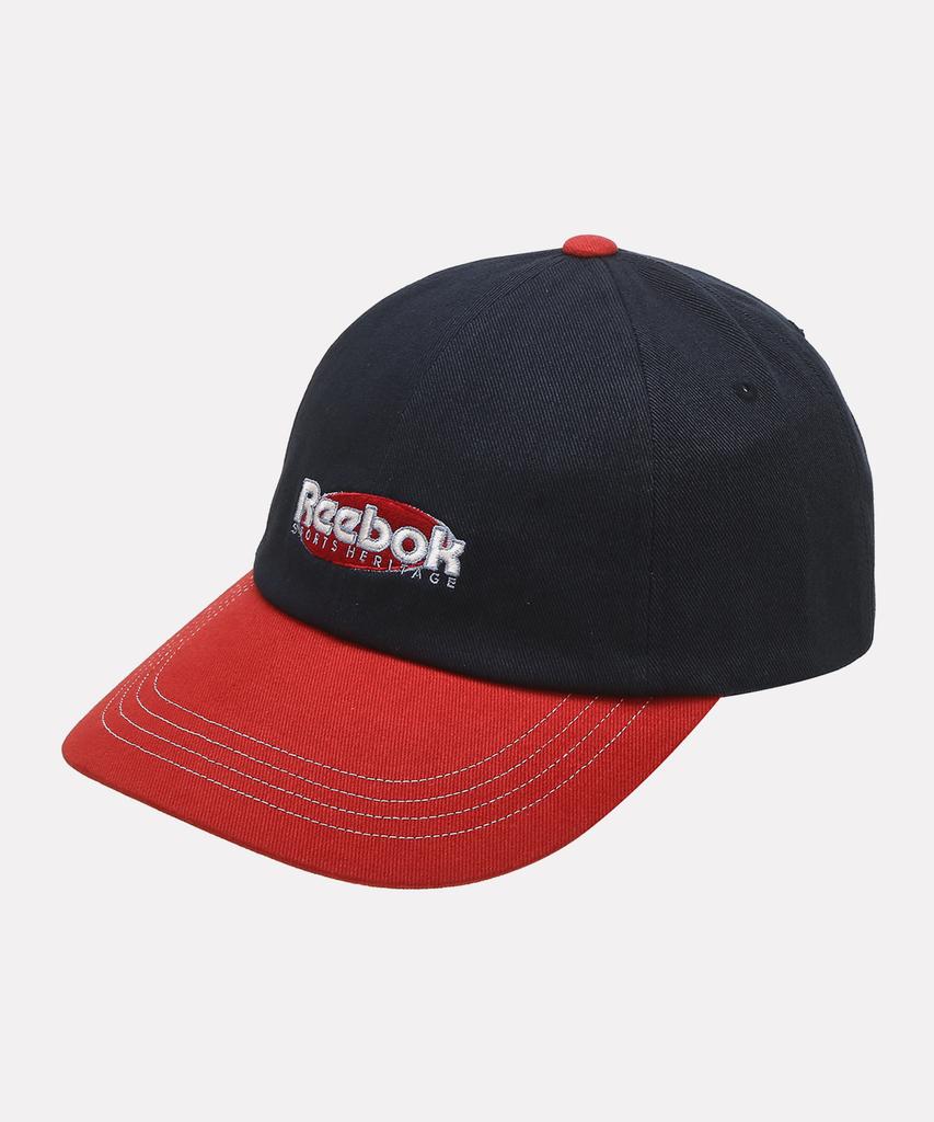 Reebok Two-Tone Logo Ball Cap - Navy:Red