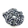 HERMES Claudia Chaine d'Ancrepattern hair accessories Shush Cashmere Black/White