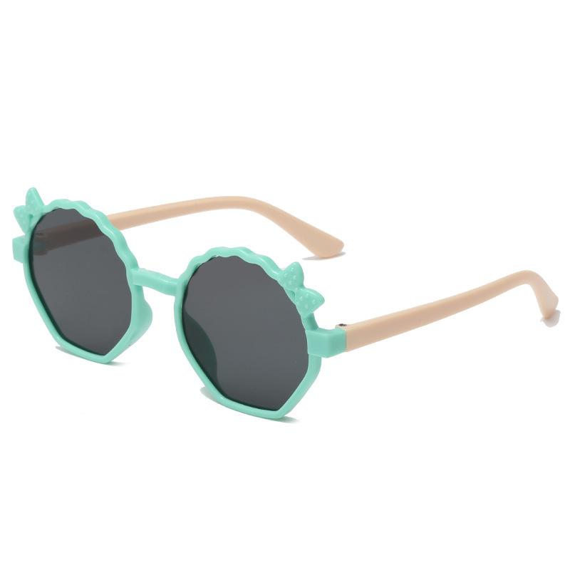 

Colorful Children s Sunglasses With Bow Decoration For Uv Protection, Suitable For Photography, Fashionable Sunglasses 8834 зелений