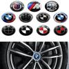 BAEW3 Car Sticker 4Pc 56mm 60mm 65mm Car Styling Wheel Center Hub Caps Stickers Badge For M E90 E91 E92 E93 E60 E61 F10 F07 Emblem